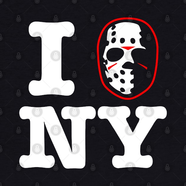 I hockey mask New York! by GodsBurden